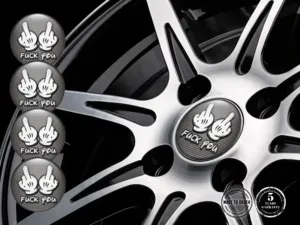 Wheel Sticker Logo Resin Domed Design